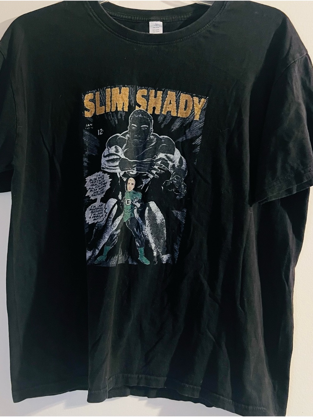 Eminem Slim Shady Graphic Tee - Black M
